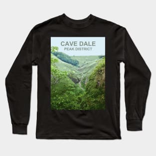 Peak District, Cave Dale, Derbyshire. Castleton. English countryside Long Sleeve T-Shirt